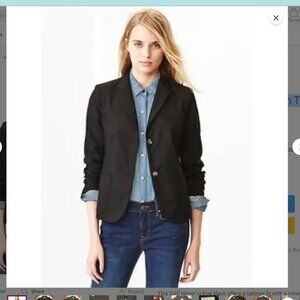 Gap The Academy Blazer in Black Size 0